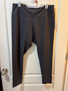 croft & barrow Dark Charcoal High-Waist Leggings